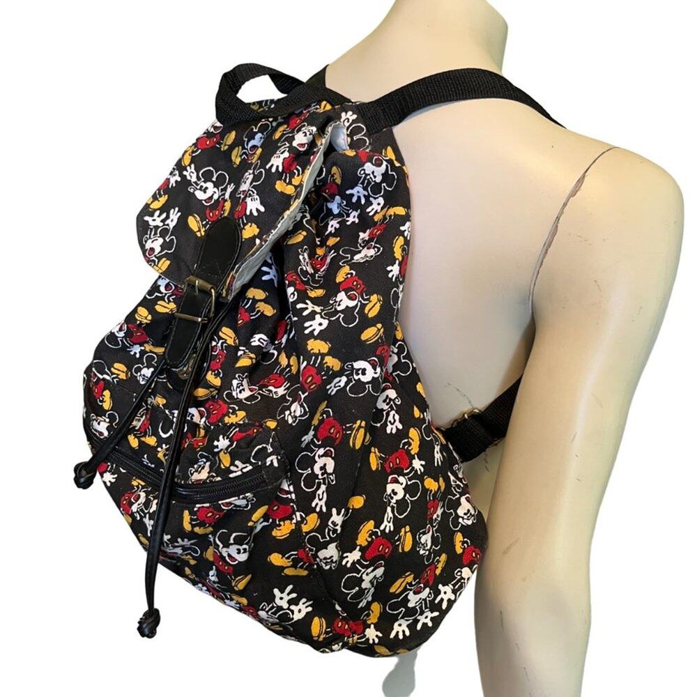 VTG 90s DISNEY Mickey & Co Classic Mickey Mouse Bucket Bag Backpack